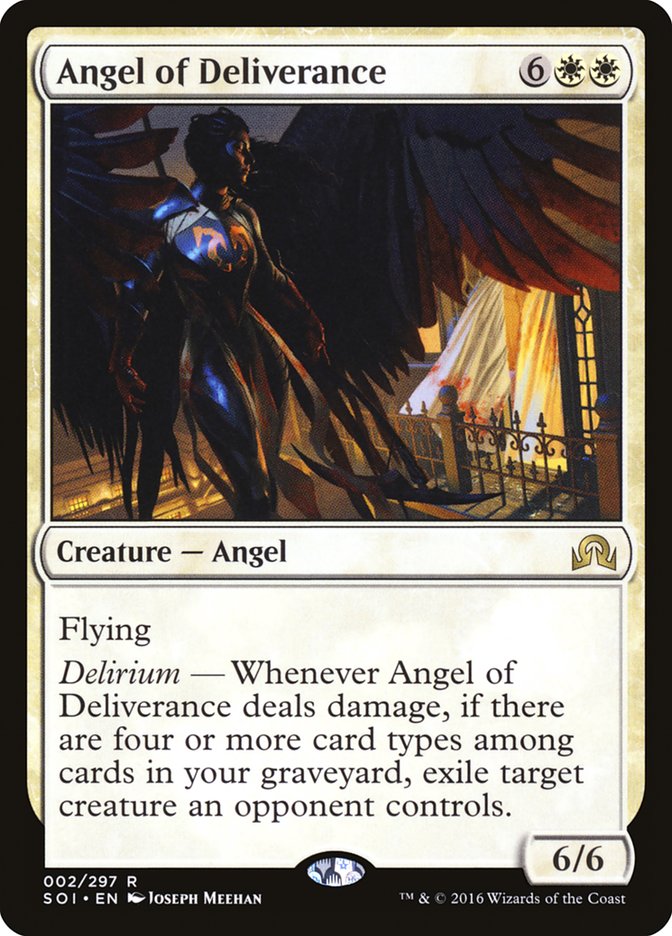Angel of Deliverance 2/297 (Shadows over Innistrad)  | Good Games Morley