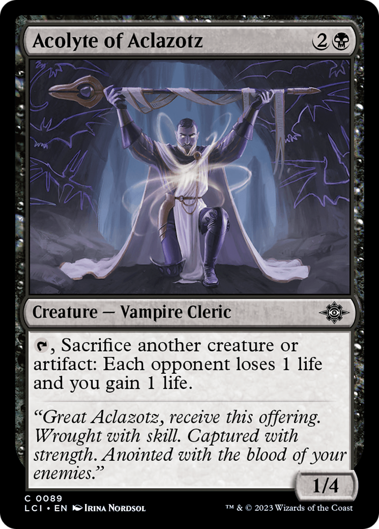 Acolyte of Aclazotz [The Lost Caverns of Ixalan] | Good Games Morley