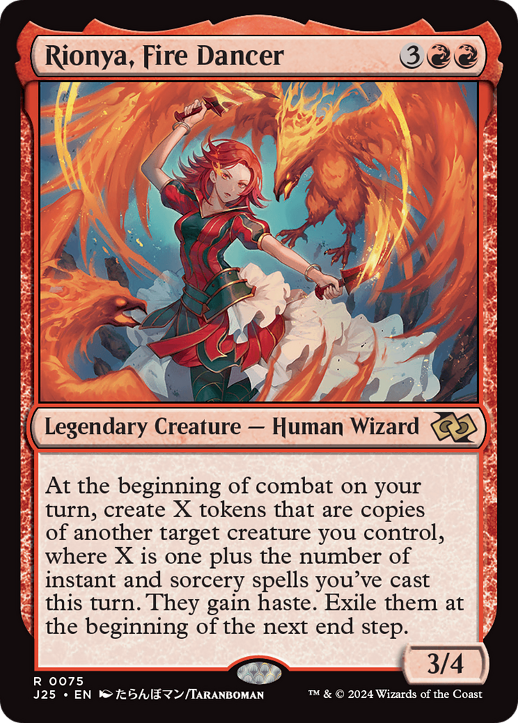Rionya, Fire Dancer (Anime) [Foundations Jumpstart] | Good Games Morley