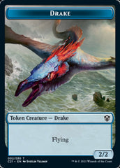 Drake // Elemental (002) Double-Sided Token [Commander 2021 Tokens] | Good Games Morley