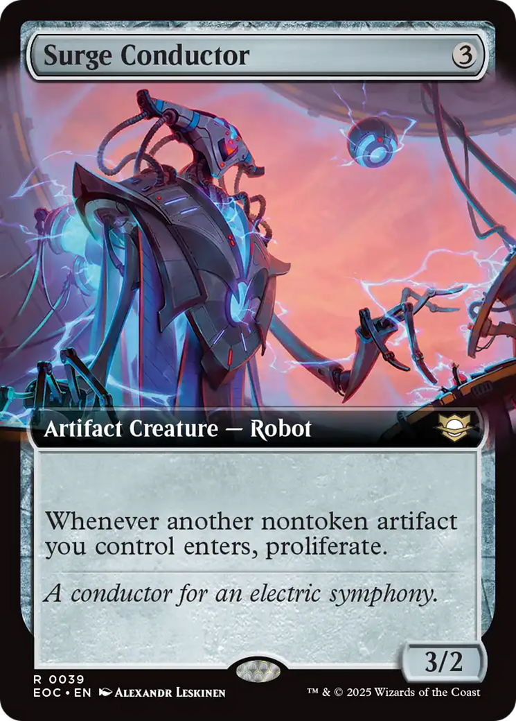 Surge Conductor (Extended Art) [Edge of Eternities Commander] | Good Games Morley