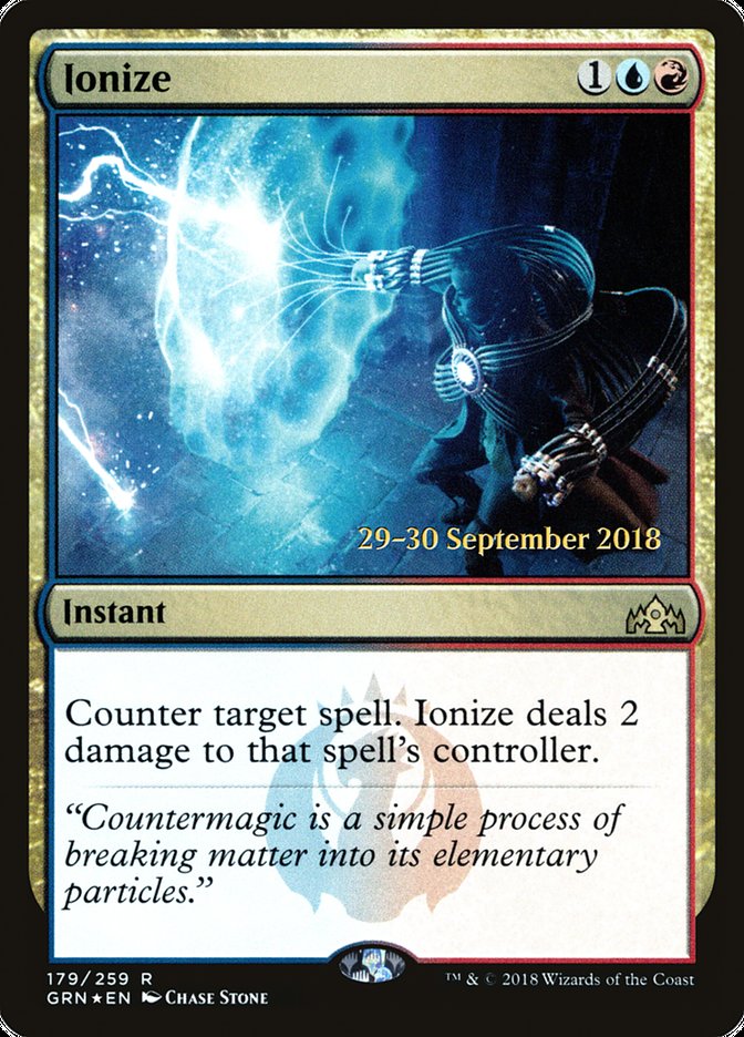 Ionize [Guilds of Ravnica Prerelease Promos] | Good Games Morley