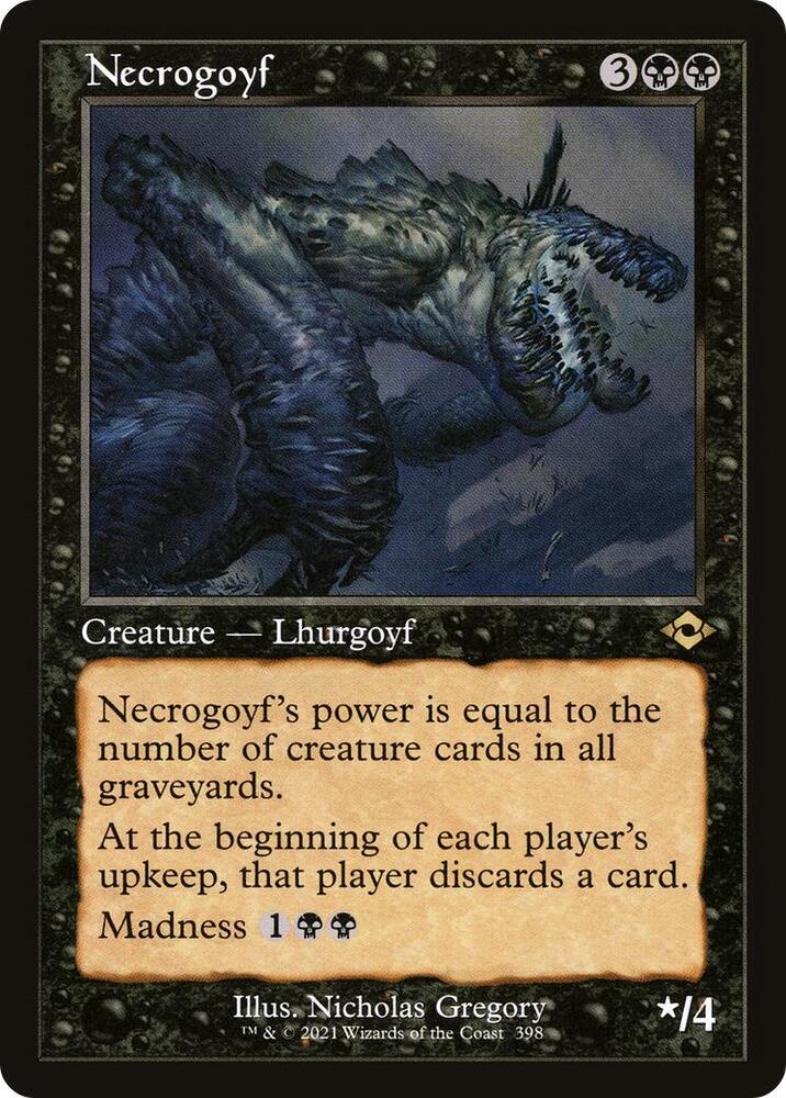Necrogoyf Retro Frame 398 (Modern Horizons 2)  - Foil | Good Games Morley