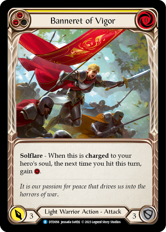 Banneret of Vigor [DTD056] (Dusk Till Dawn)  Rainbow Foil | Good Games Morley