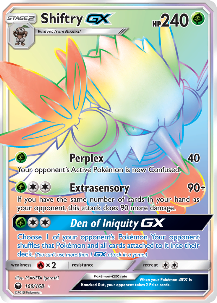 Shiftry GX (169/168) [Sun & Moon: Celestial Storm] | Good Games Morley