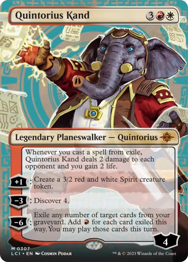 Quintorius Kand (0307) (Borderless) [The Lost Caverns of Ixalan] | Good Games Morley