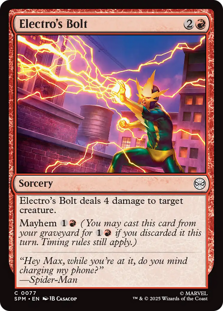 Electro's Bolt [Marvel's Spider-Man] | Good Games Morley