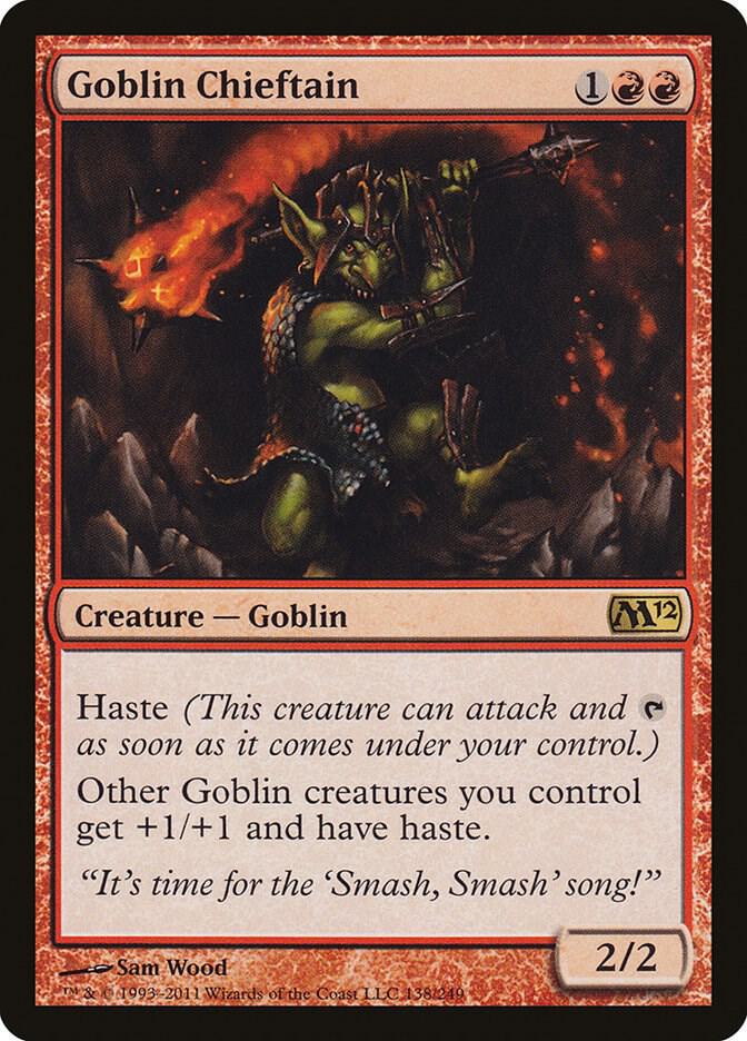 Goblin Chieftain 138/249 (Magic 2012 (M12))  | Good Games Morley