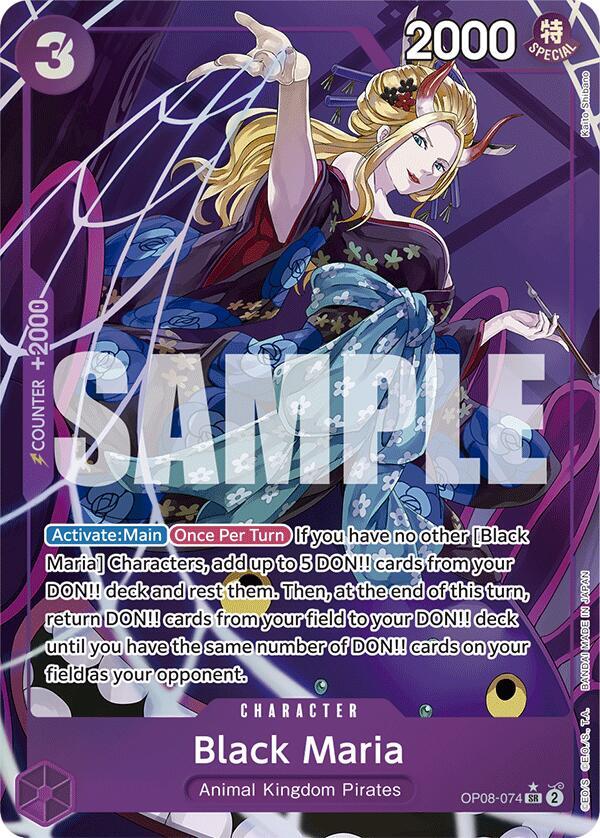 Black Maria OP08-074 (Two Legends)  - Alternate Art Foil | Good Games Morley