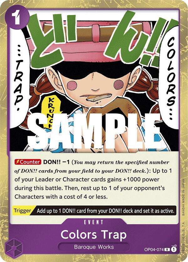Colors Trap OP04-074 (Kingdoms of Intrigue)  - Foil | Good Games Morley