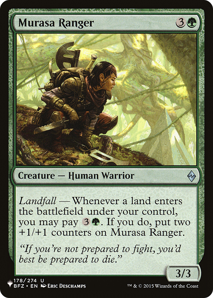Murasa Ranger [The List] | Good Games Morley