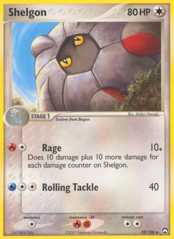 Shelgon (39/108) [EX: Power Keepers] | Good Games Morley