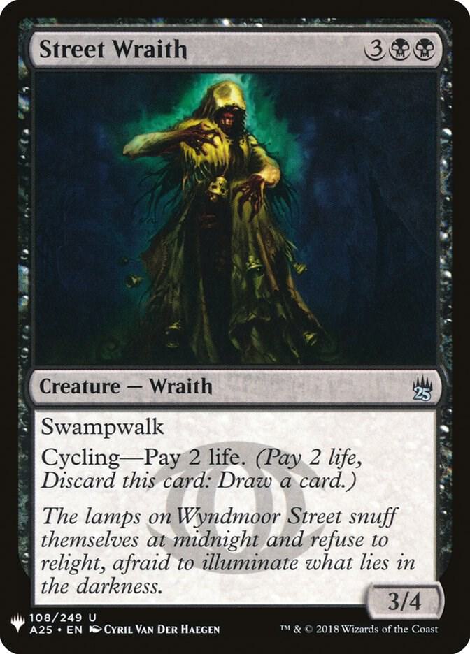 Street Wraith A25-108/5075 (The List Reprints)  | Good Games Morley