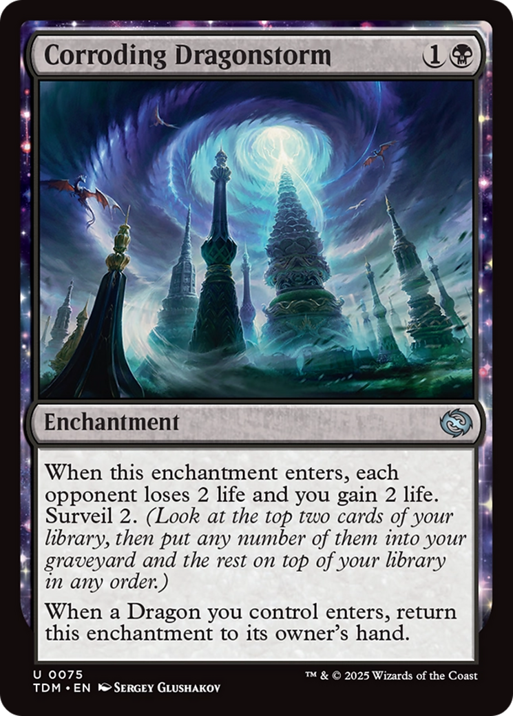 Corroding Dragonstorm [Tarkir: Dragonstorm] | Good Games Morley