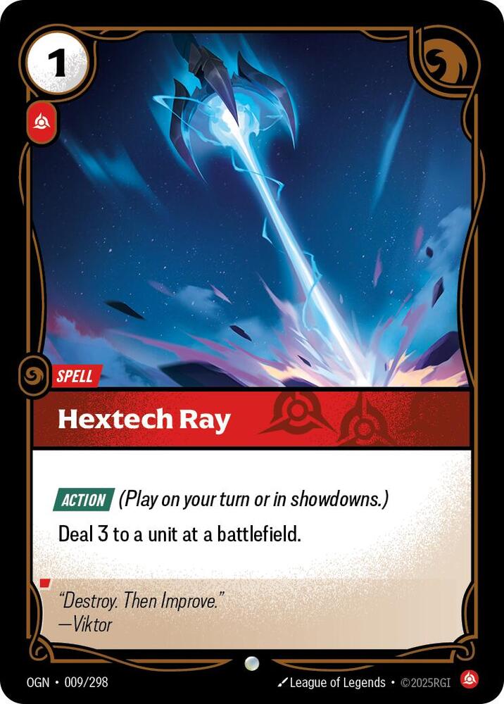Hextech Ray 009/298 (Origins)  | Good Games Morley