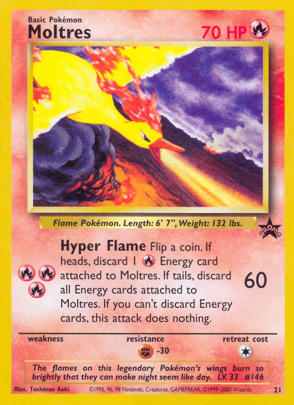 Moltres (21) [Wizards of the Coast: Black Star Promos] | Good Games Morley