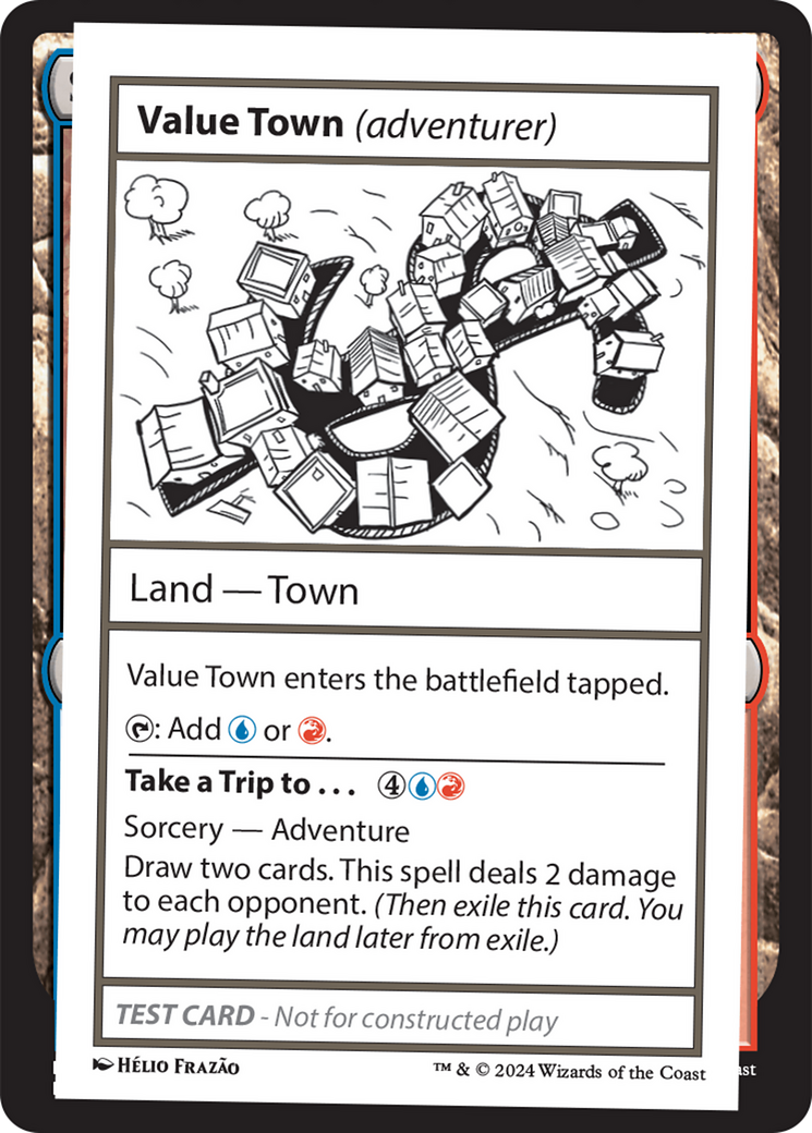 Value Town (adventurer) [Mystery Booster 2 Playtest Cards] | Good Games Morley