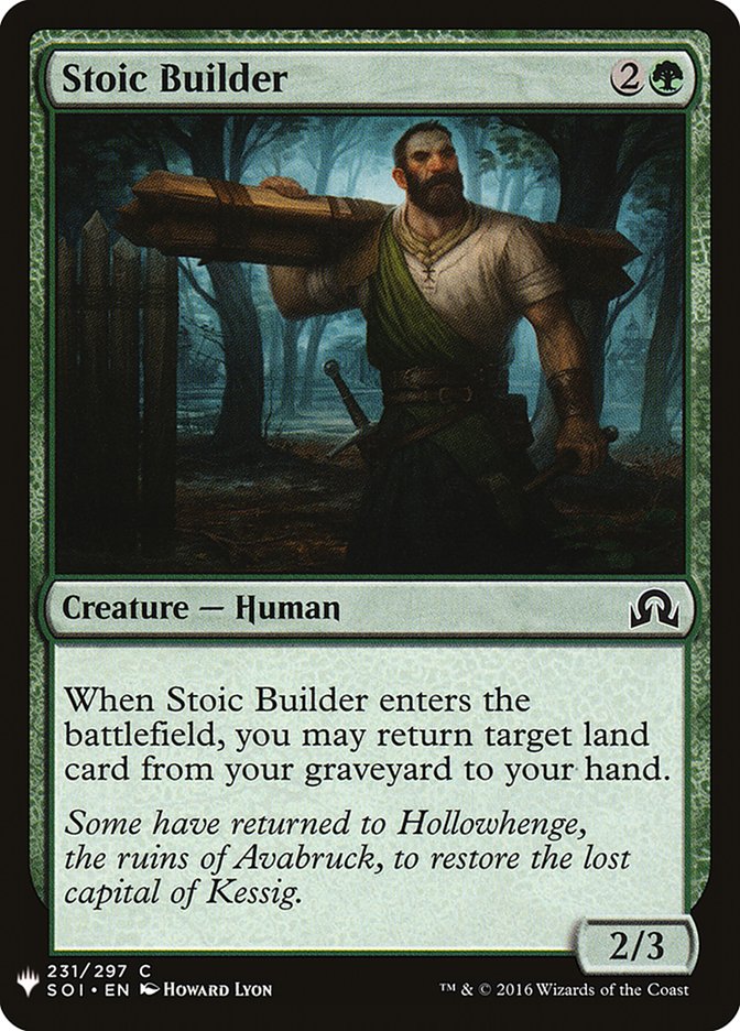 Stoic Builder [Mystery Booster] | Good Games Morley