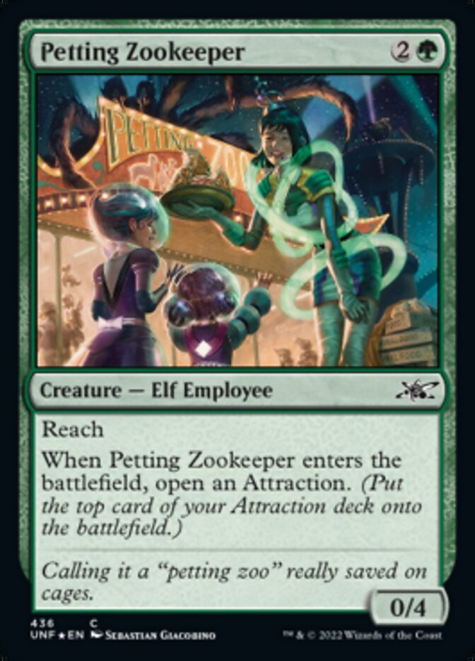 Petting Zookeeper (Galaxy Foil) [Unfinity] | Good Games Morley