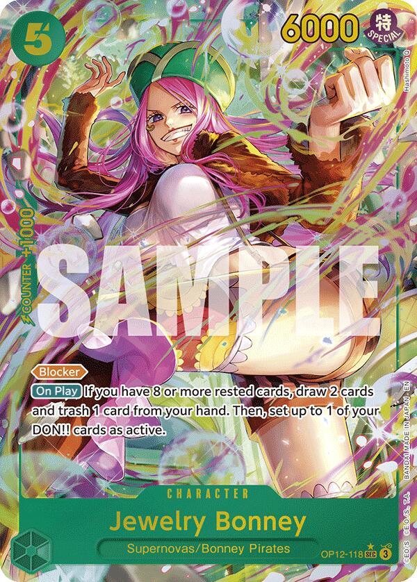 Jewelry Bonney OP12-118 (Legacy of the Master)  - Alternate Art Foil | Good Games Morley