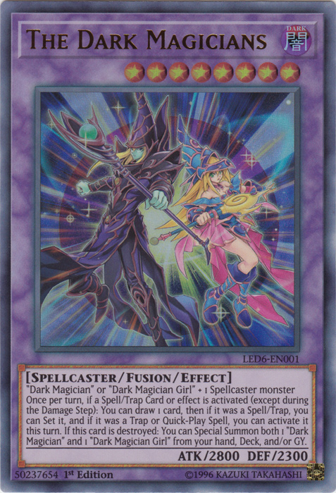 The Dark Magicians [LED6-EN001] Ultra Rare | Good Games Morley