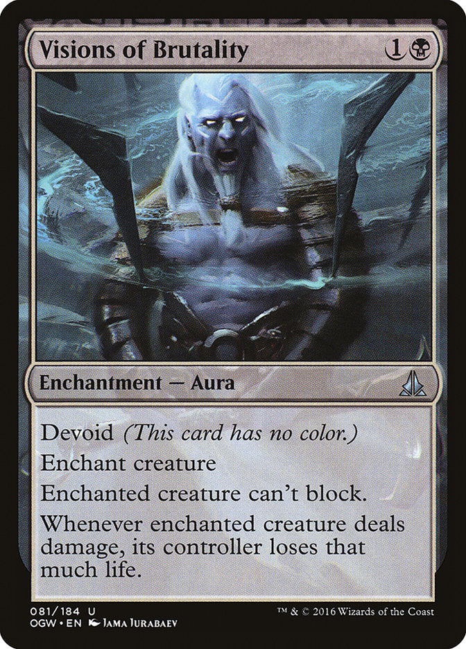 Visions of Brutality 81/184 (Oath of the Gatewatch)  | Good Games Morley