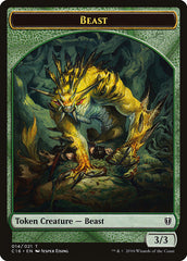 Beast // Ogre Double-Sided Token [Commander 2016 Tokens] | Good Games Morley