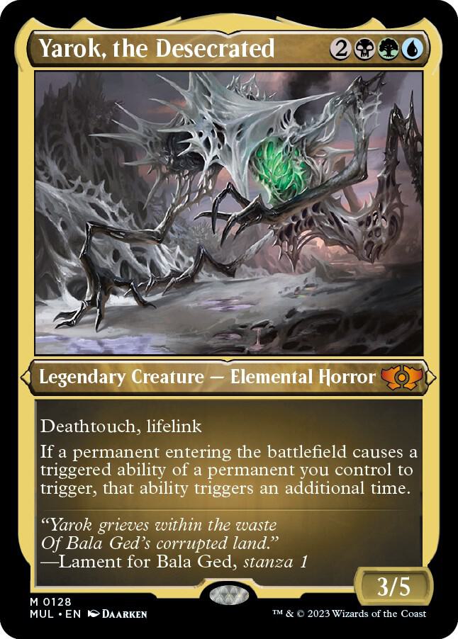 Yarok, the Desecrated 128/65 (March of the Machine: Multiverse Legends)  - Etched Foil | Good Games Morley