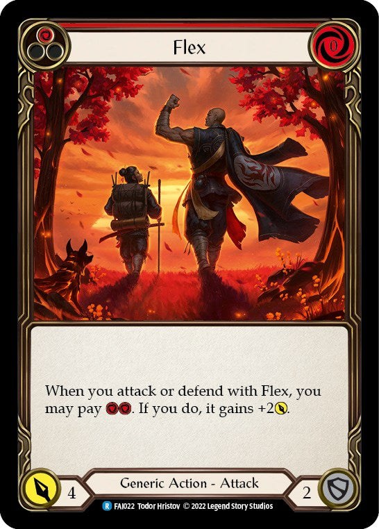 Flex (Red) [FAI022] (Uprising Fai Blitz Deck) | Good Games Morley