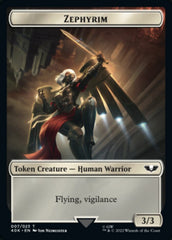 Soldier (002) // Zephyrim Double-Sided Token (Surge Foil) [Warhammer 40,000 Tokens] | Good Games Morley