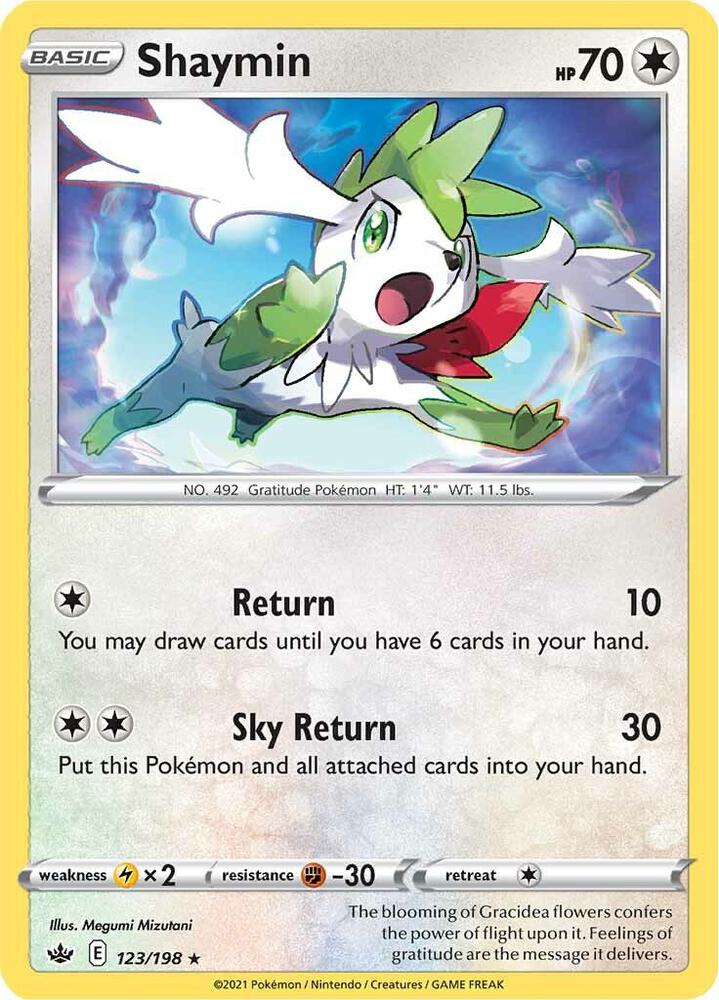 Shaymin 123/198 (SWSH06: Chilling Reign)  - Holofoil | Good Games Morley