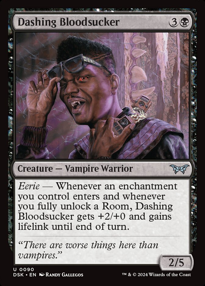Dashing Bloodsucker 90/286 (Duskmourn: House of Horror)  - Foil | Good Games Morley