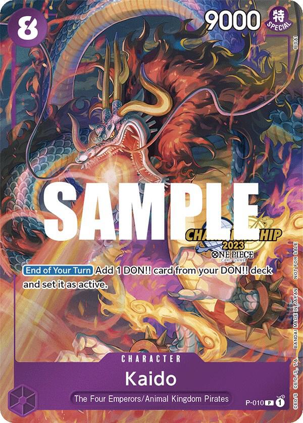 Kaido (2023 Celebration Pack) P-010 (One Piece Promotion Cards)  - Foil | Good Games Morley