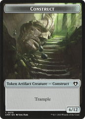 City's Blessing // Construct (0075) Double-Sided Token [Commander Masters Tokens] | Good Games Morley