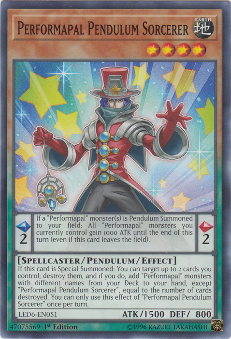 Performapal Pendulum Sorcerer [LED6-EN051] Common | Good Games Morley