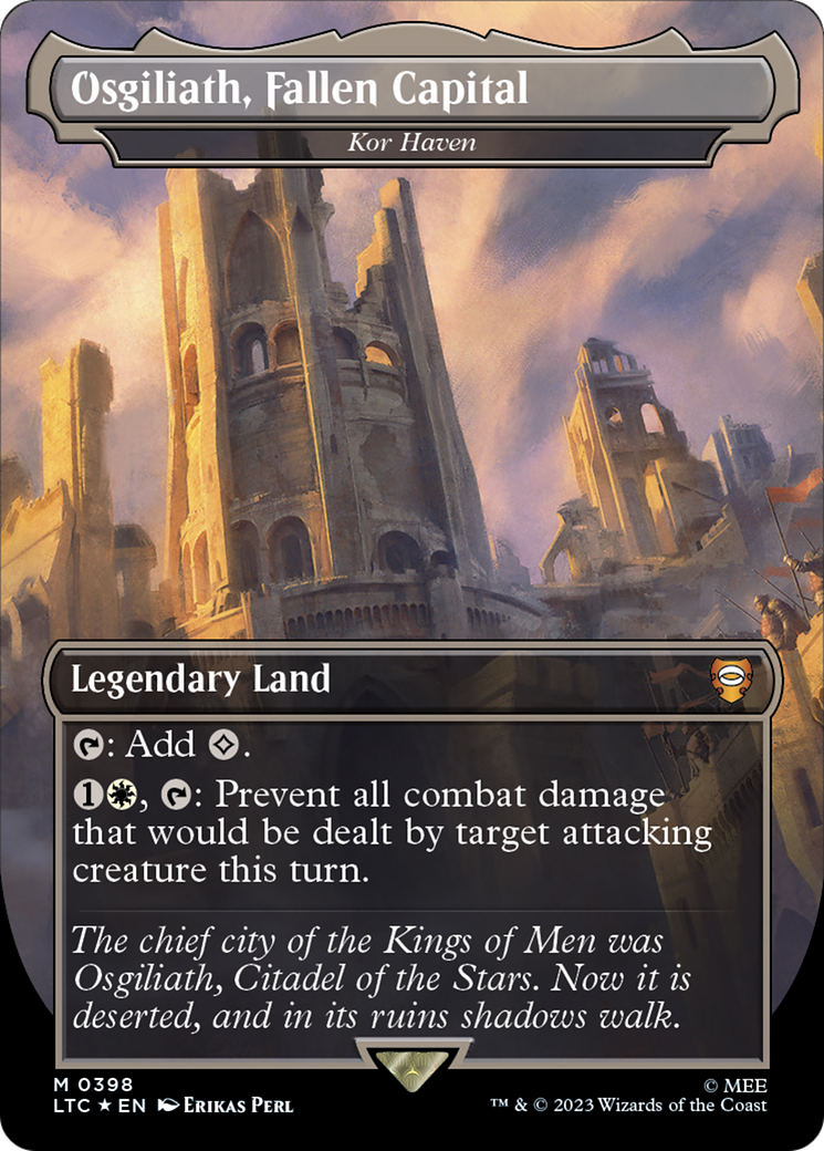 Osgiliath, Fallen Capital - Kor Haven (Surge Foil Realms and Relics) [The Lord of the Rings: Tales of Middle-Earth Commander] | Good Games Morley