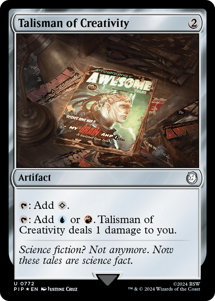Talisman of Creativity (Surge Foil) [Fallout] | Good Games Morley