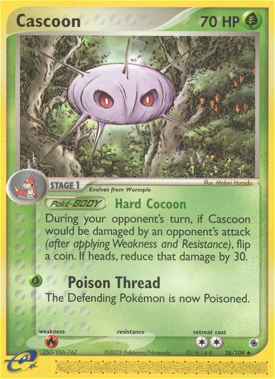 Cascoon (26/109) [EX: Ruby & Sapphire] | Good Games Morley