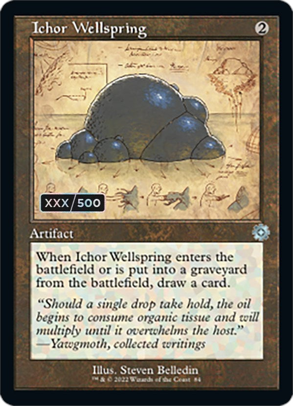 Ichor Wellspring (Retro Schematic) (Serialized) [The Brothers' War Retro Artifacts] | Good Games Morley