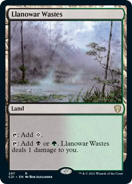 Llanowar Wastes 297/81 (Commander 2021)  | Good Games Morley