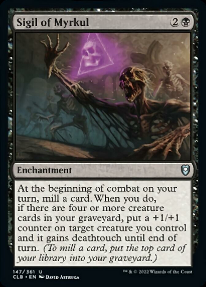 Sigil of Myrkul [Commander Legends: Battle for Baldur's Gate] | Good Games Morley