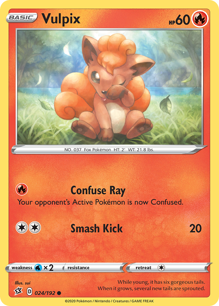 Vulpix (024/192) [Sword & Shield: Rebel Clash] | Good Games Morley