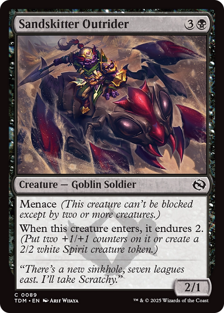 Sandskitter Outrider [Tarkir: Dragonstorm] | Good Games Morley