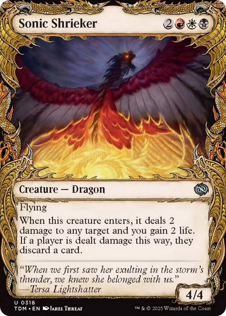 Sonic Shrieker (Showcase) [Tarkir: Dragonstorm] | Good Games Morley