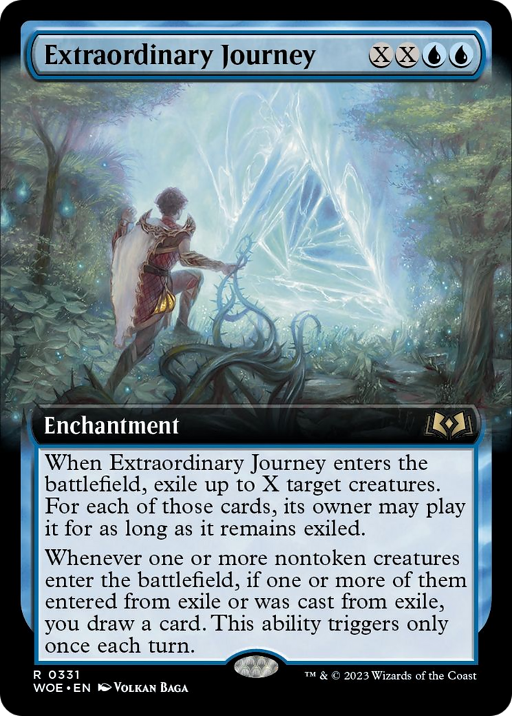 Extraordinary Journey (Extended Art) [Wilds of Eldraine] | Good Games Morley