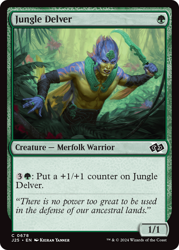 Jungle Delver [Foundations Jumpstart] | Good Games Morley