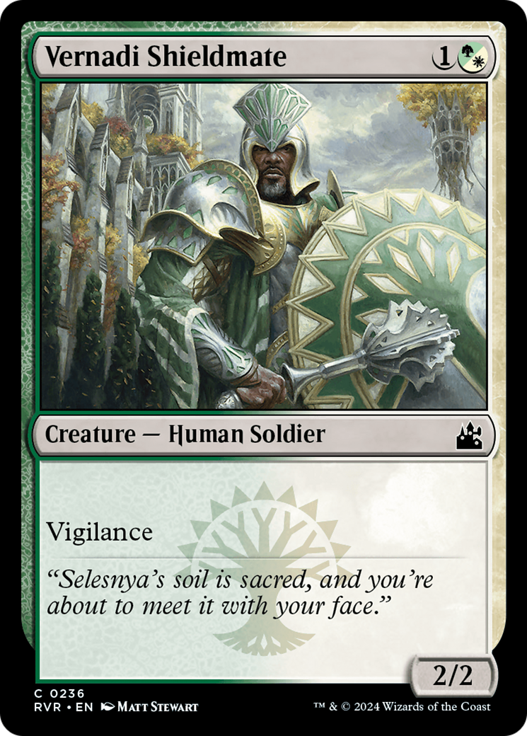 Vernadi Shieldmate [Ravnica Remastered] | Good Games Morley