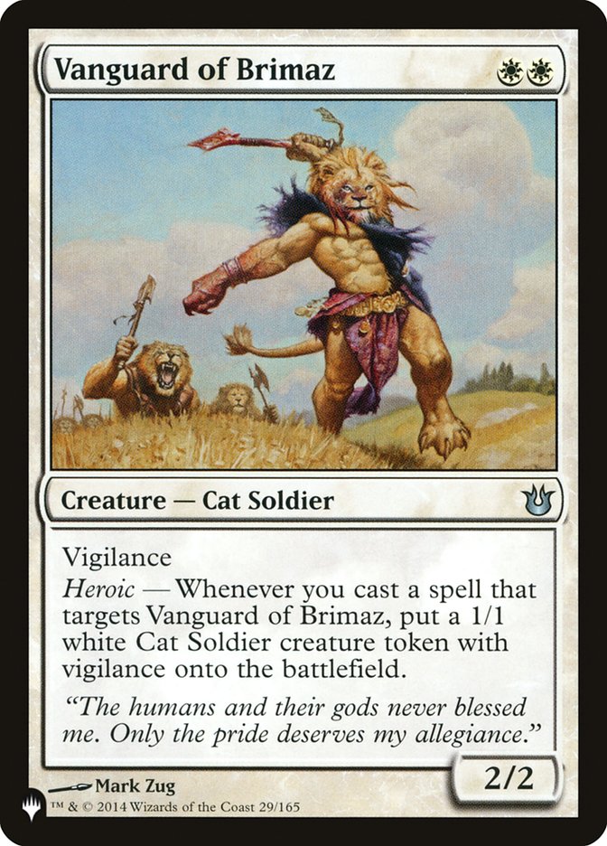 Vanguard of Brimaz [The List] | Good Games Morley