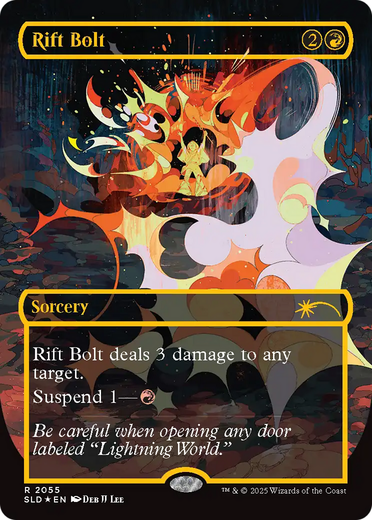 Rift Bolt (2055) (Raised Foil) [Secret Lair Drop Series] | Good Games Morley