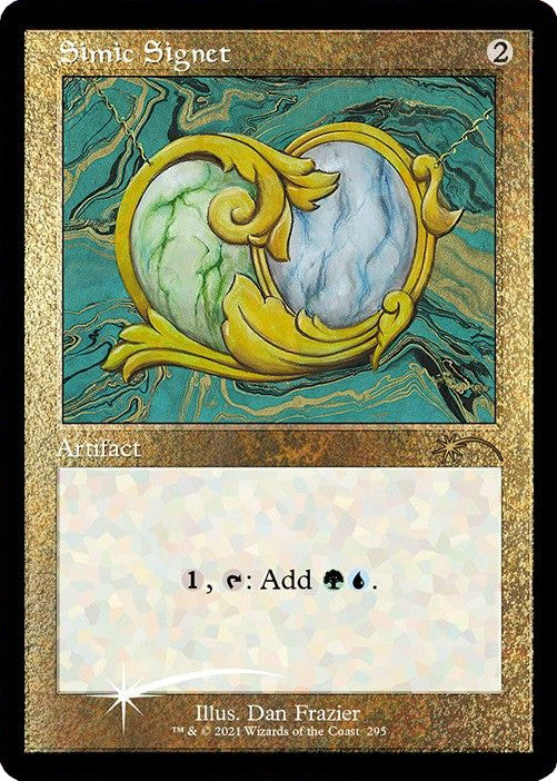 Simic Signet (Retro) (Foil Etched) [Secret Lair Drop Series] | Good Games Morley